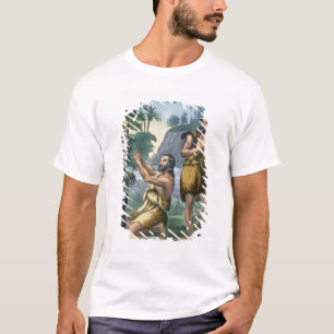 T-shirt Le sacrifice de Caïn et d'Abel, d'une copie de
