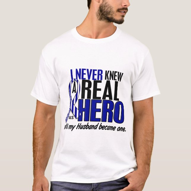 T-shirt Le SAL n'a jamais connu un mari du héros 2 (Devant)