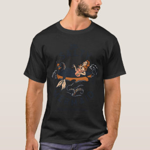 T-shirt Le Salty Mermaid Dive Bar & Fish Shack Cool Rétro