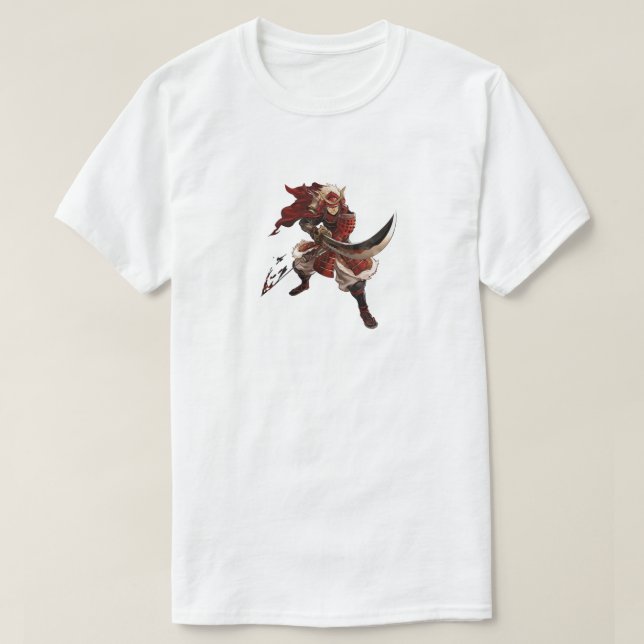 T-shirt Le Samouraï épéiste : Maître de guerre Final Fanta (Design devant)