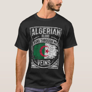 T-shirt Le Sang Algérien Traverse Mes Veines