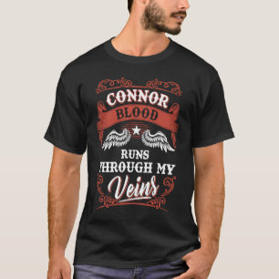 T-shirt Le sang Connor passe par ma famille des veines
