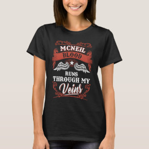T-shirt Le sang de mcneil traverse ma famille de la christ