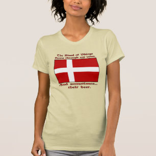 T-shirt Le sang des Vikings coule dans les veines parfois 