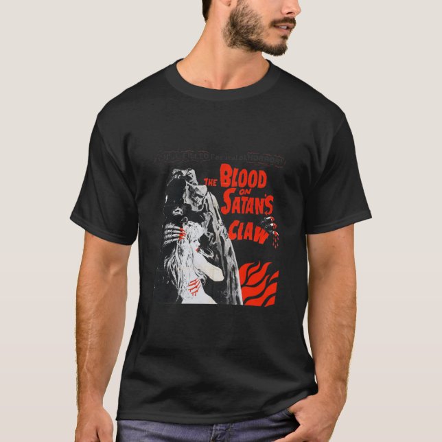 T-shirt Le sang sur Satans Claw (Devant)