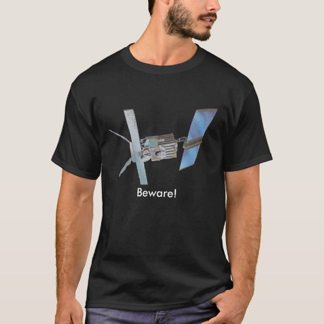 T-shirt le satillite, prennent garde ! (Devant)