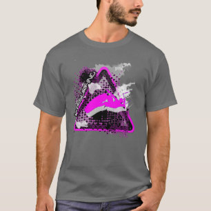 T-shirt Le saut, signe sautant de kitesurfer