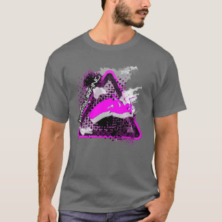 T-shirt Le saut, signe sautant de kitesurfer