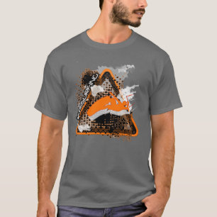 T-shirt Le saut, signe sautant de kitesurfer