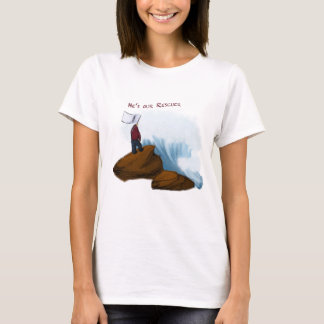 T-shirt Le sauveteur de la femme Stylisé T