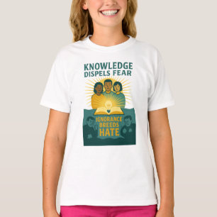T-SHIRT "LE SAVOIR EXPLIQUE LA PEUR" / "L'IGNORANCE FAIT V