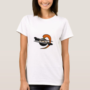 T-shirt Le schéma 1 de Ninja de gingembre