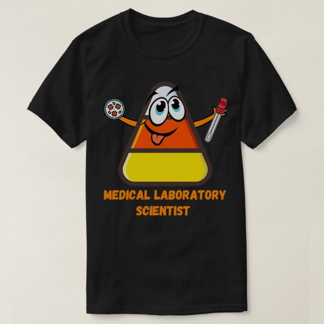 T-shirt LE SCIENTIFIQUE DU LABORATOIRE Médicale HALLOWEEN  (Design devant)