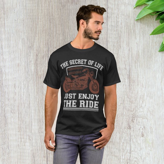T-shirt Le Secret De La Vie Profite Juste De La Balade (Créateur téléchargé)
