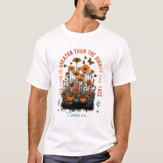 T-shirt Le Seigneur Est Plus Grand Que Les Géants Que Vous
