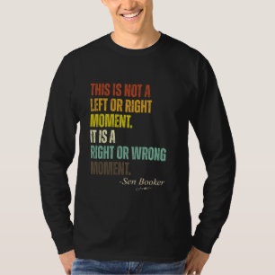 T-shirt Le sénateur Cory Booker Ce n'est pas un Mo de gauc