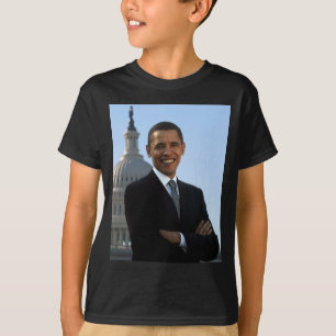 T-shirt Le sénateur Portrait, le président américain Barac