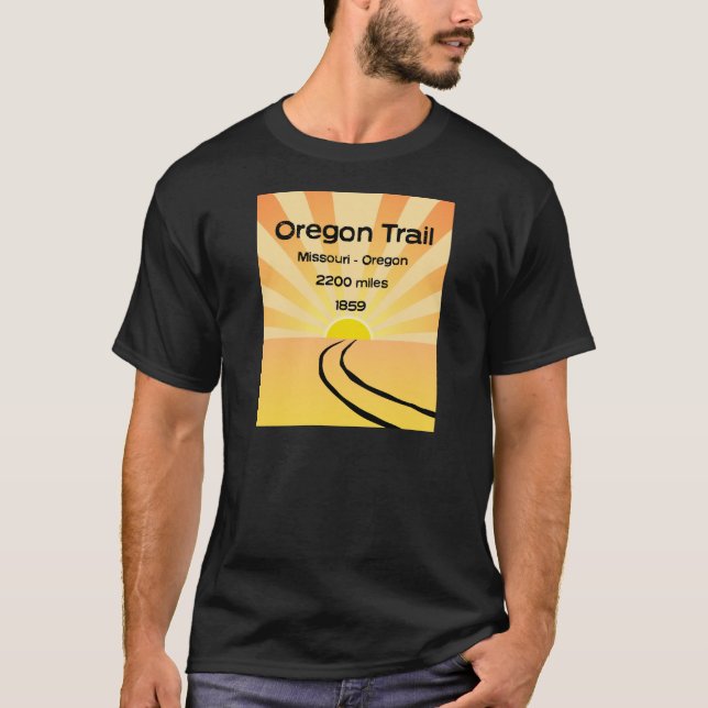 T-shirt Le sentier de l'Oregon (Devant)