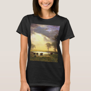 T-shirt Le sentier du Buffalo par Albert Bierstadt