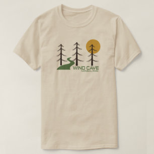 T-shirt Le sentier du parc national Wind Cave