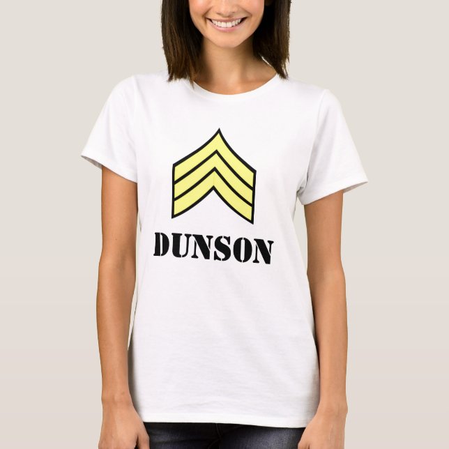 T-shirt Le sergent barre Dunson (les dames) (Devant)
