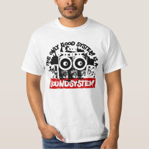 T-shirt Le seul bon système est un système son Reggae