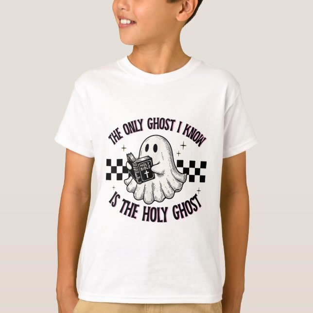 T-shirt Le Seul Fantôme Que Je Connais Est Le Fantôme Sain (Devant)