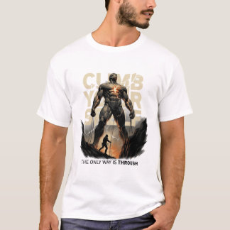 T-shirt Le Seul Moyen Est De Passer Par Un T-Shi De Guerri