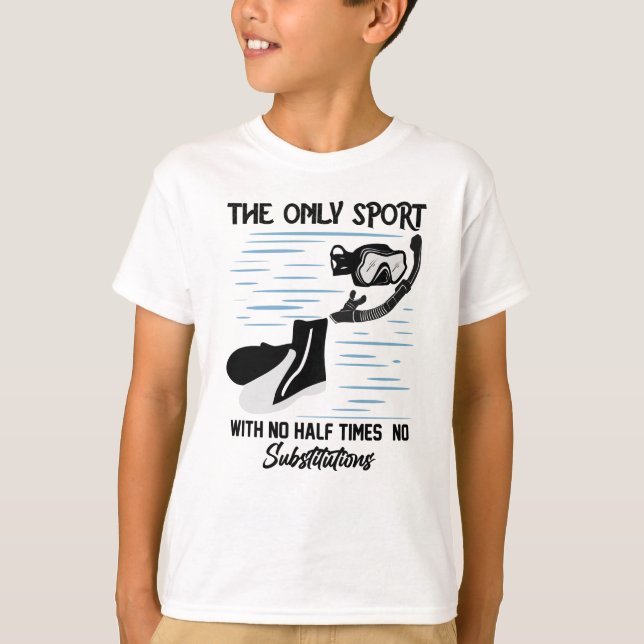T-shirt Le Seul Sport Sans Demi-Fois - Le Baigneur (Devant)