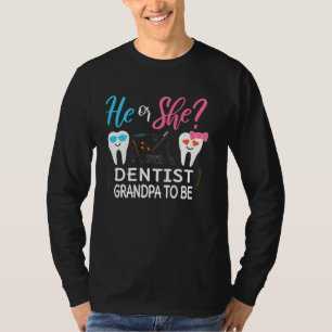 T-shirt Le Sexe Révèle Qu'Il Ou Elle Pops Pour Être Dentis