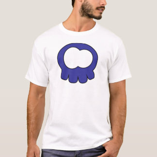 T-shirt Le-si logo "de zombi bleu"