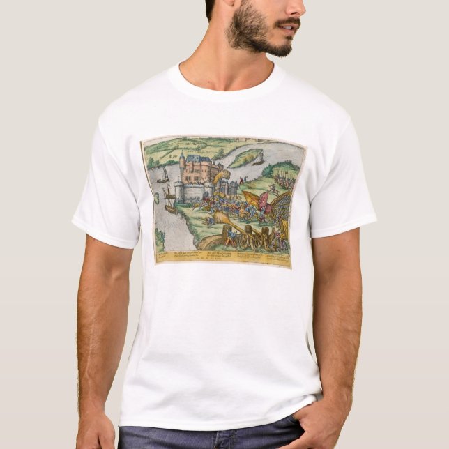 T-shirt Le siège de Louvain et le héroisme de Harman Reu (Devant)