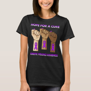 T-shirt Le Silence Espère Pour Une Violence Domestique Cur