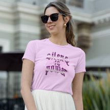 Le Silence Est Power Neon Bubble Typographie Motiv
