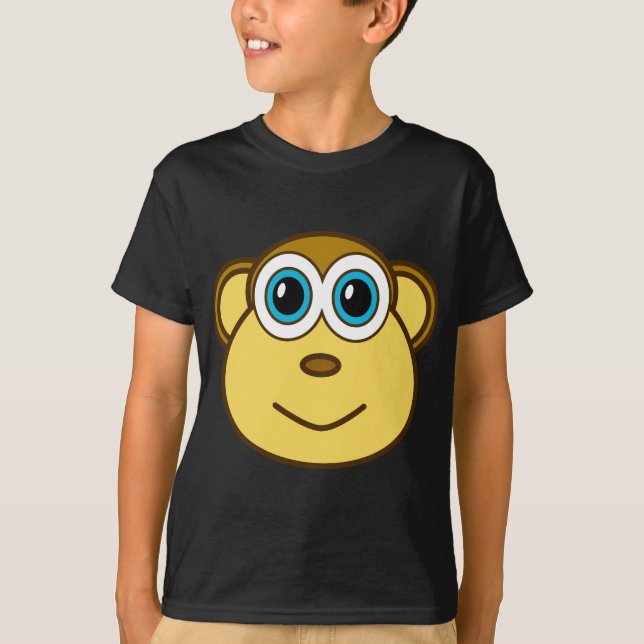 T-shirt Le singe Bizness font face à la conception (Devant)