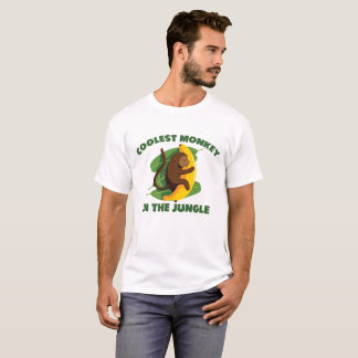 T-shirt Le singe le plus frais dans la jungle