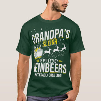 T-shirt Le Sleigh Grandpas Est Pulvérisé Par Reinbeers
