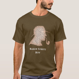 T-shirt Le slogan de Baker Street Boy, détective victorien