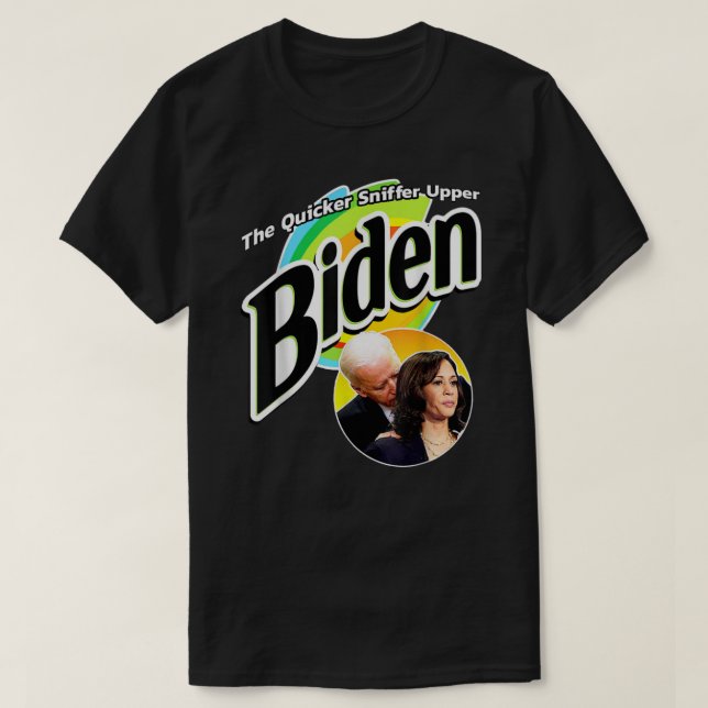 T-shirt Le Sniffer supérieur anti Biden Pro Trump amusant (Design devant)
