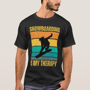 T-shirt Le snowboard est ma thérapie