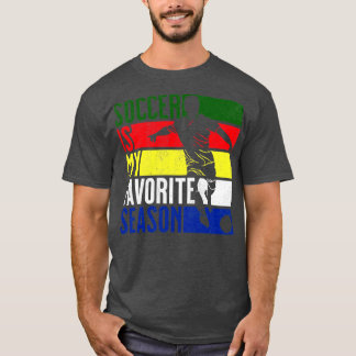 T-shirt Le Soccer Vintage Est Mon Saison Préférée Gi