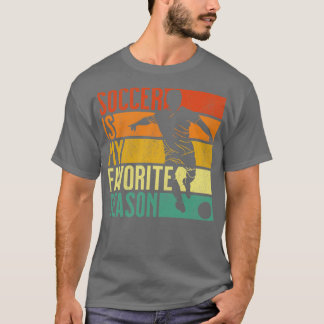 T-shirt Le Soccer Vintage Est Mon Saison Préférée Gi