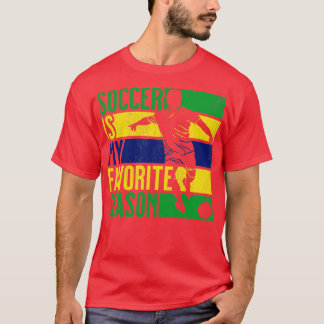 T-shirt Le Soccer Vintage Est Mon Saison Préférée Gi