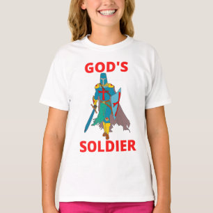 T-shirt Le soldat de Dieu en armes