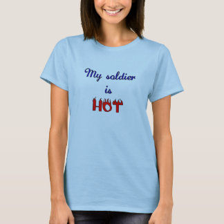 T-shirt le soldat est chaud