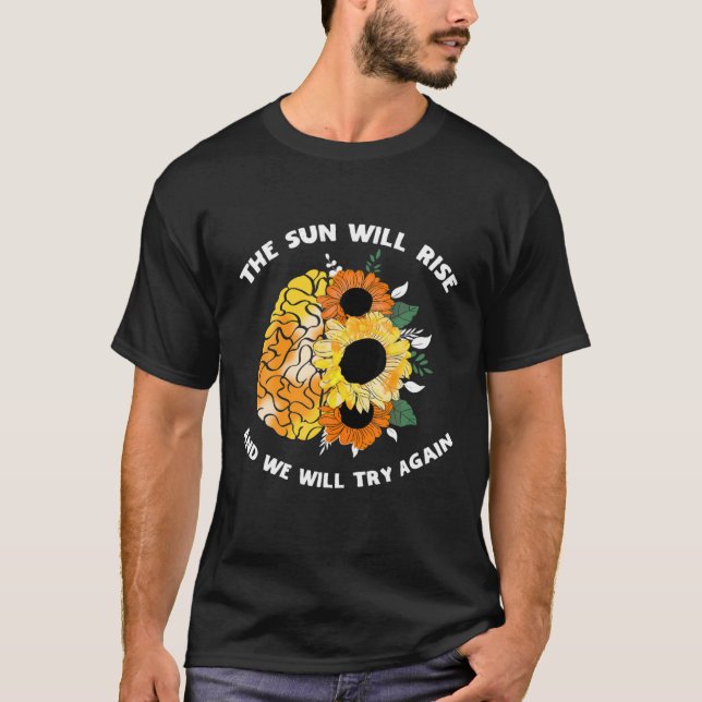 T-shirt Le Soleil Augmentera la sensibilisation à la santé (Devant)