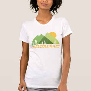 T-shirt le soleil de montagne du Colorado de vail