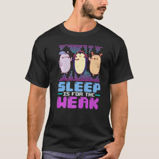 T-shirt Le Sommeil Est Pour Faible Animal Vidéo Jeu Squad