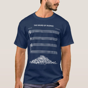T-shirt Le Son de Silence Amoureux de la musique rétro rét