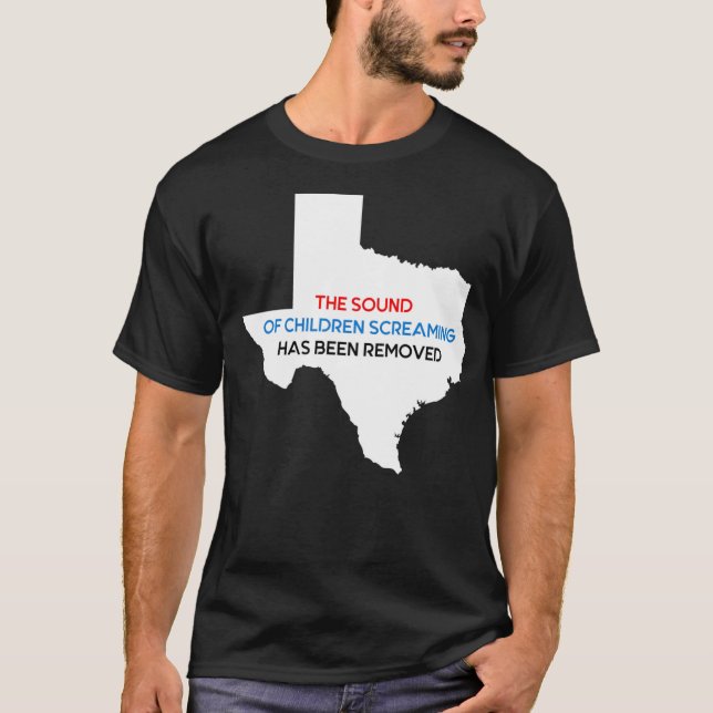 T-shirt Le Son Des Enfants Qui Crient A Été Éliminé (Devant)